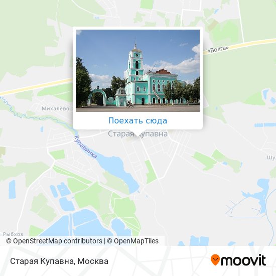 Старая купавна карта города