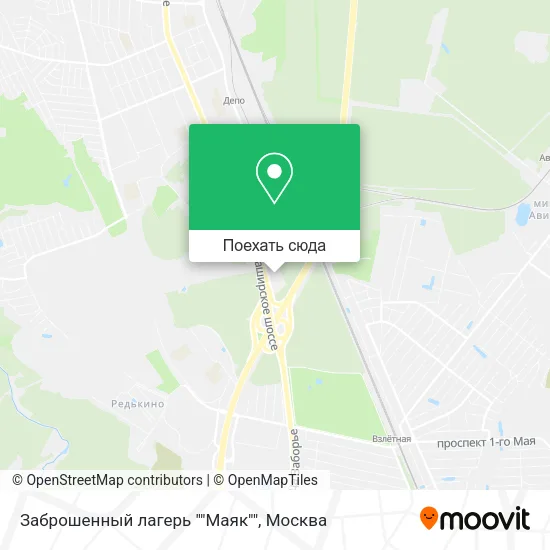 Карта Заброшенный лагерь ""Маяк""