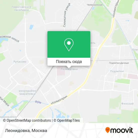 Карта Леонидовка