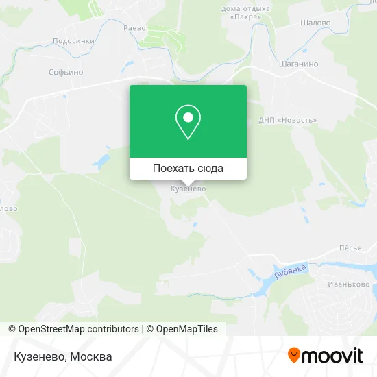Карта Кузенево