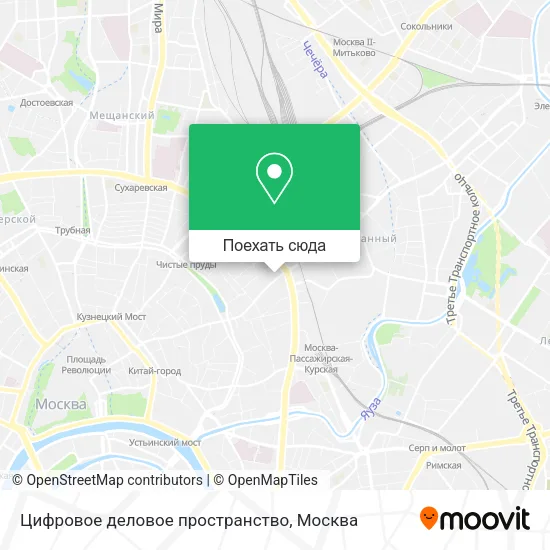 Карта Цифровое деловое пространство