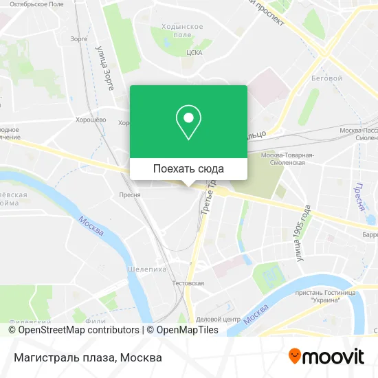 Карта Магистраль плаза