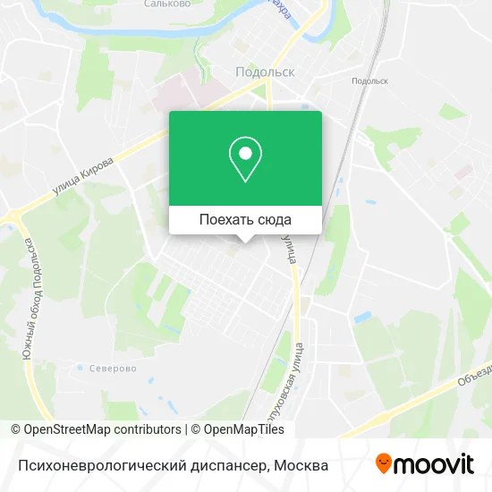 Карта Психоневрологический диспансер