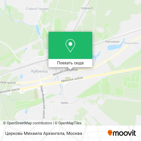 Карта Церковь Михаила Архангела