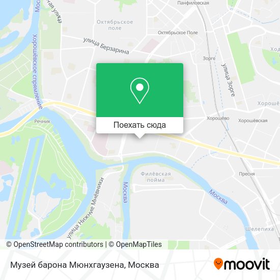 Карта Музей барона Мюнхгаузена