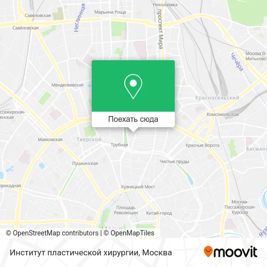Карта Институт пластической хирургии