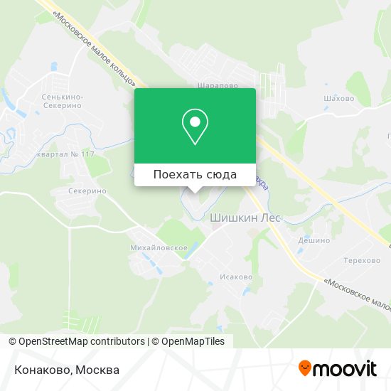 Карта Конаково