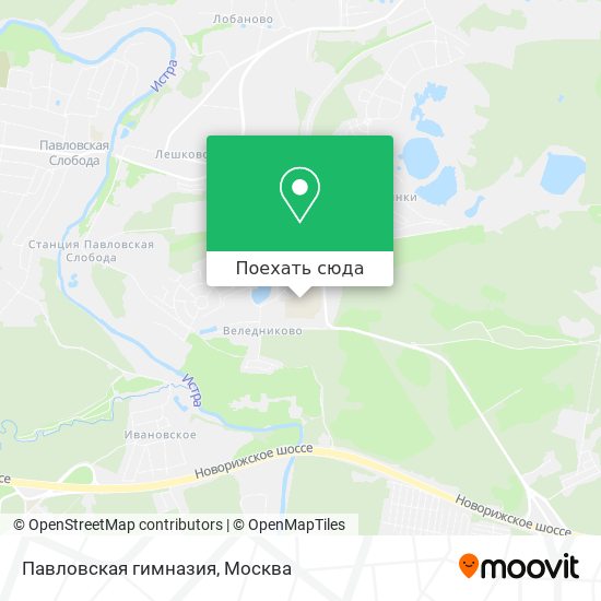 Карта Павловская гимназия