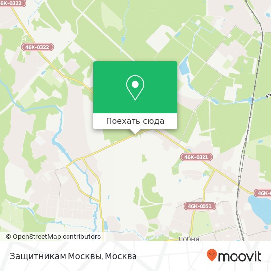 Карта Защитникам Москвы