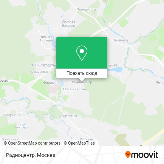 Карта Радиоцентр