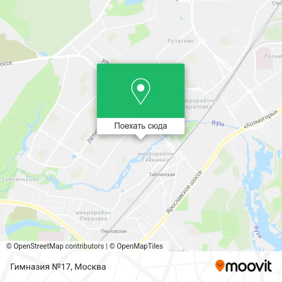 Карта Гимназия №17