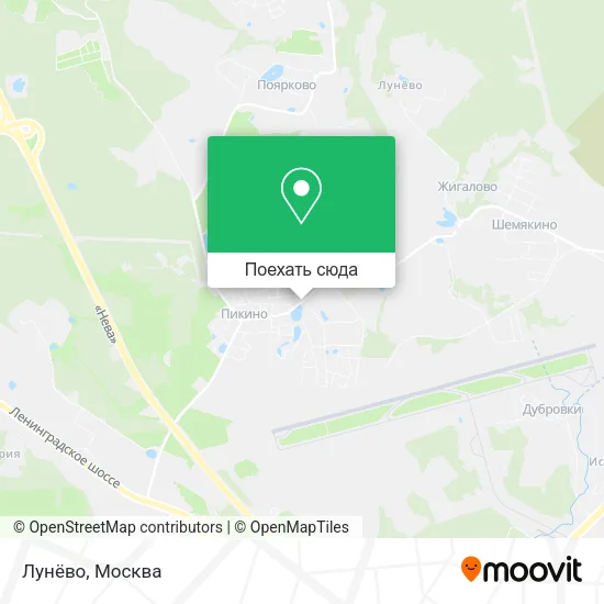 Карта Лунёво