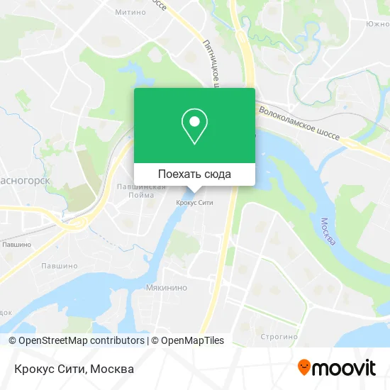 Карта Крокус Сити