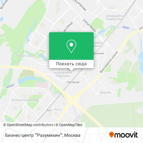 Карта Бизнес-центр ""Разумихин""