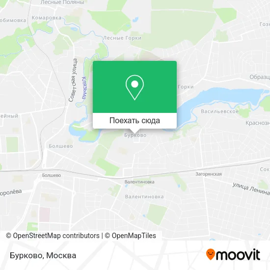 Карта Бурково