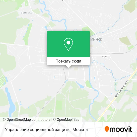 Карта Управление социальной защиты