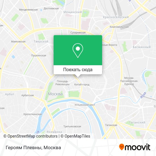 Карта Героям Плевны