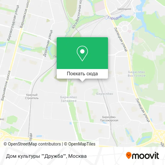 Карта Дом культуры ""Дружба""