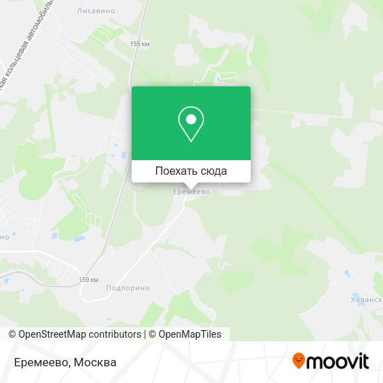 Карта Еремеево