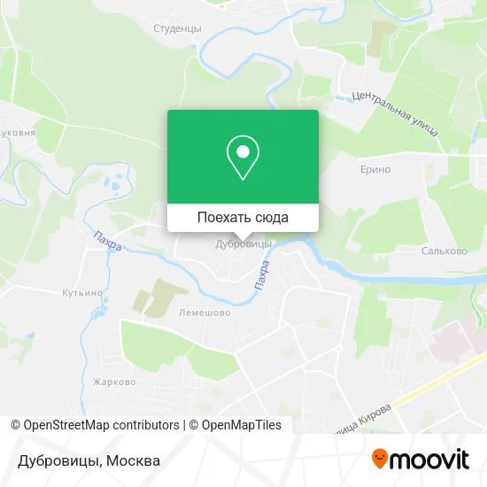 Карта Дубровицы