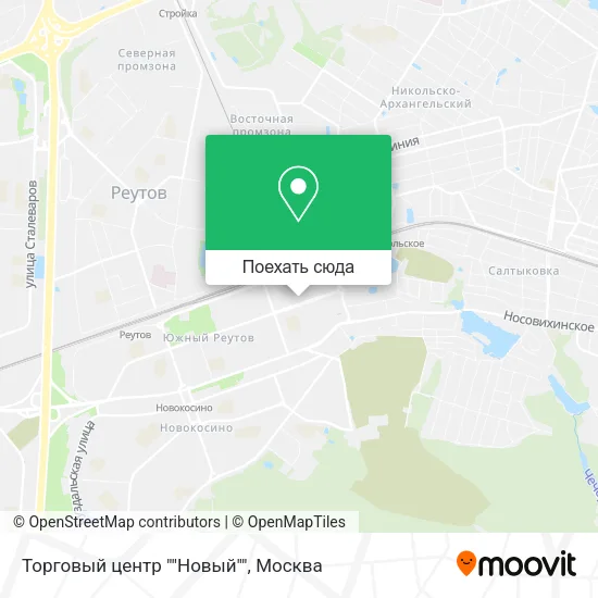 Карта Торговый центр ""Новый""