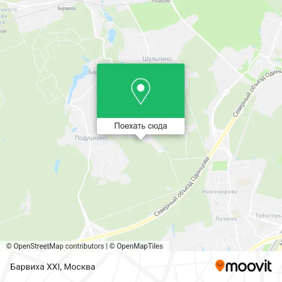 Карта Барвиха XXI