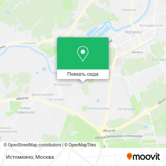 Карта Истомкино