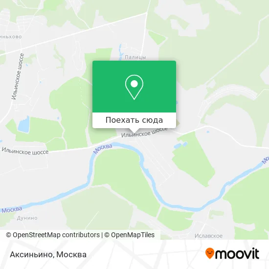 Карта Аксиньино