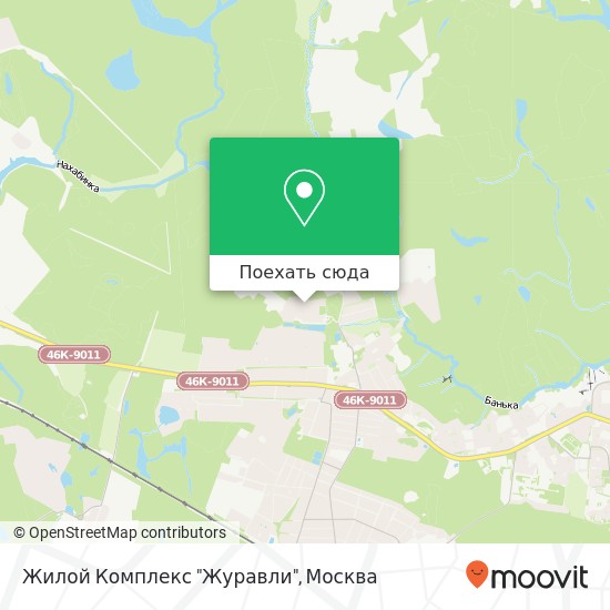 Карта Жилой Комплекс "Журавли"