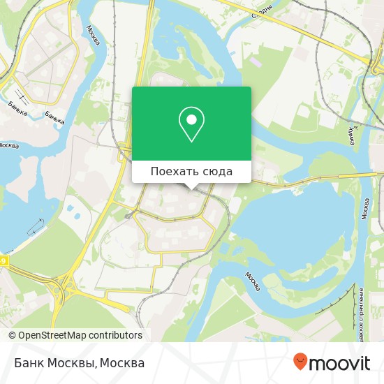 Карта Банк Москвы