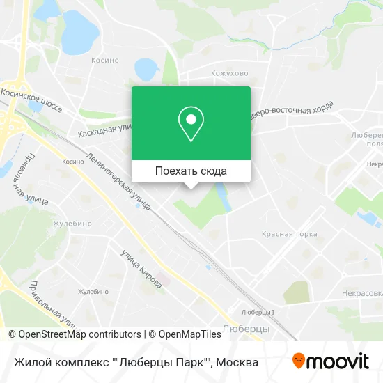 Карта Жилой комплекс ""Люберцы Парк""