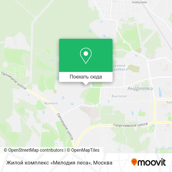 Карта Жилой комплекс «Мелодия леса»