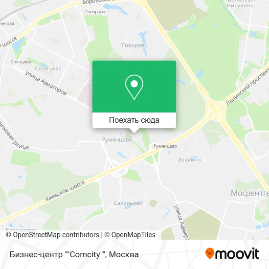 Карта Бизнес-центр ""Comcity""