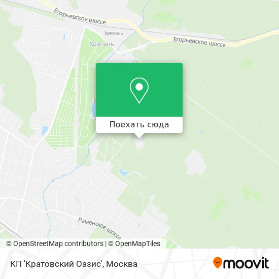 Карта КП 'Кратовский Оазис'