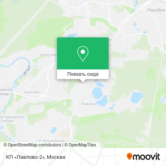 Карта КП «Павлово-2»