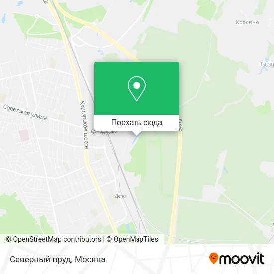 Карта Северный пруд