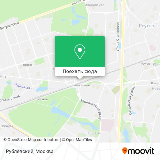 Карта Рублёвский