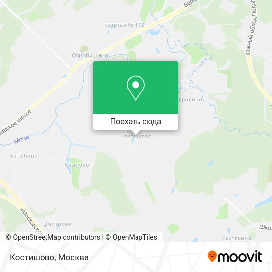 Карта Костишово