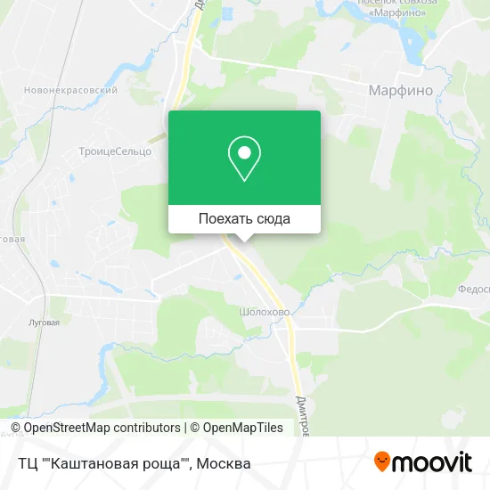 Карта ТЦ ""Каштановая роща""