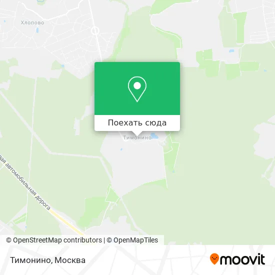 Карта Тимонино