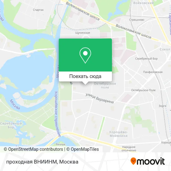 Карта проходная ВНИИНМ