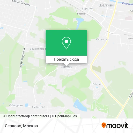 Карта Серково