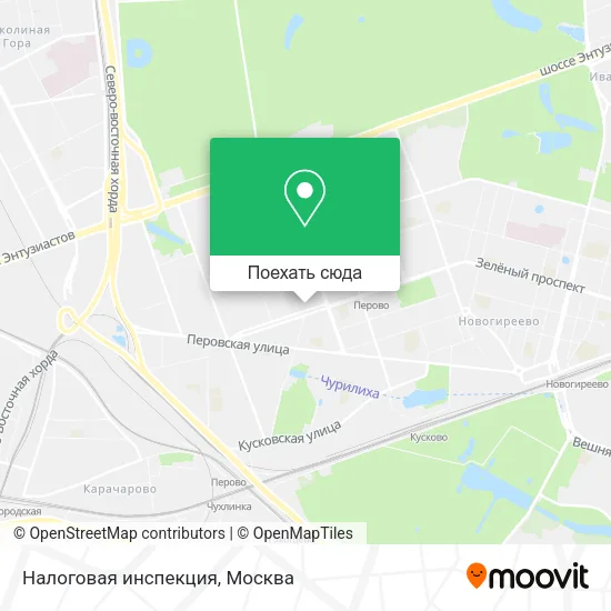 Карта Налоговая инспекция