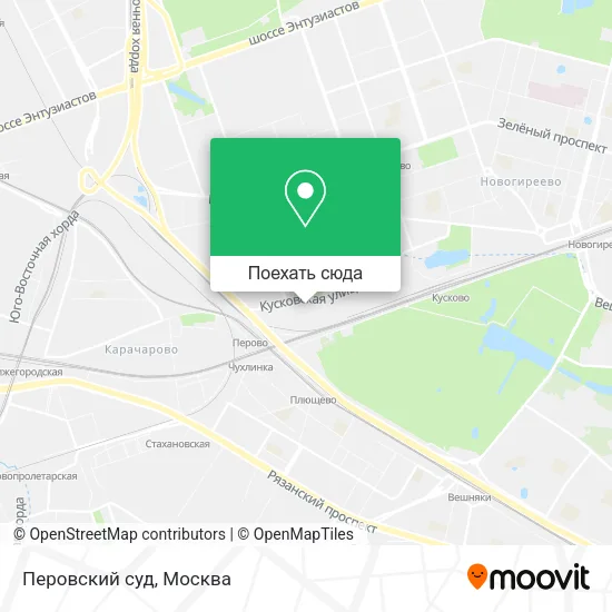Карта Перовский суд