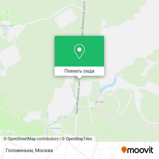 Карта Головеньки