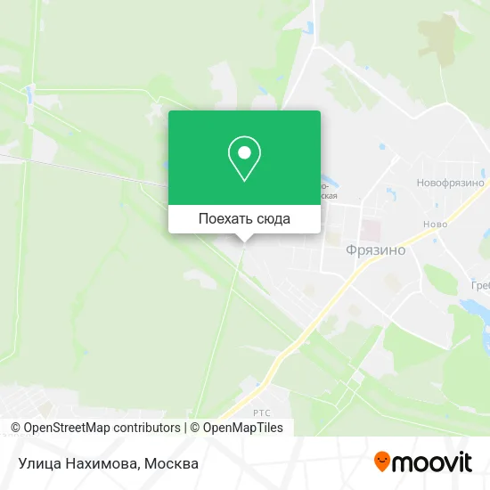 Карта Улица Нахимова