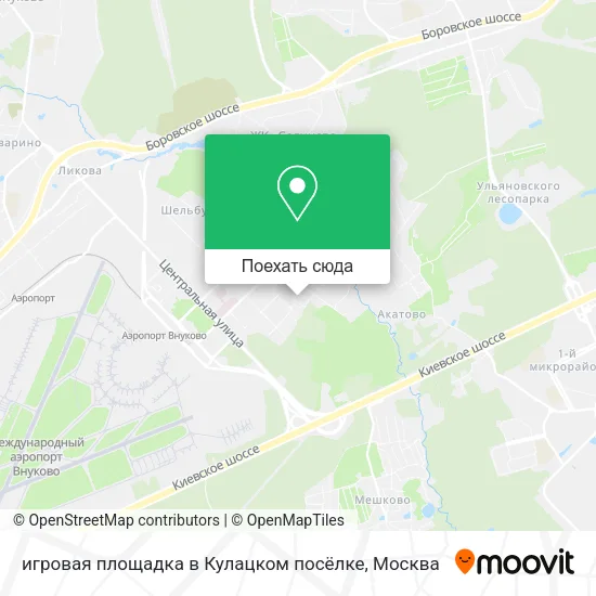Карта игровая площадка в Кулацком посёлке