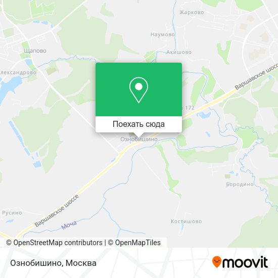 Карта Ознобишино