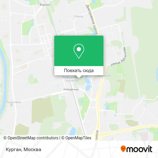 Карта Курган