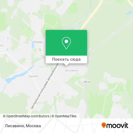 Карта Лисавино